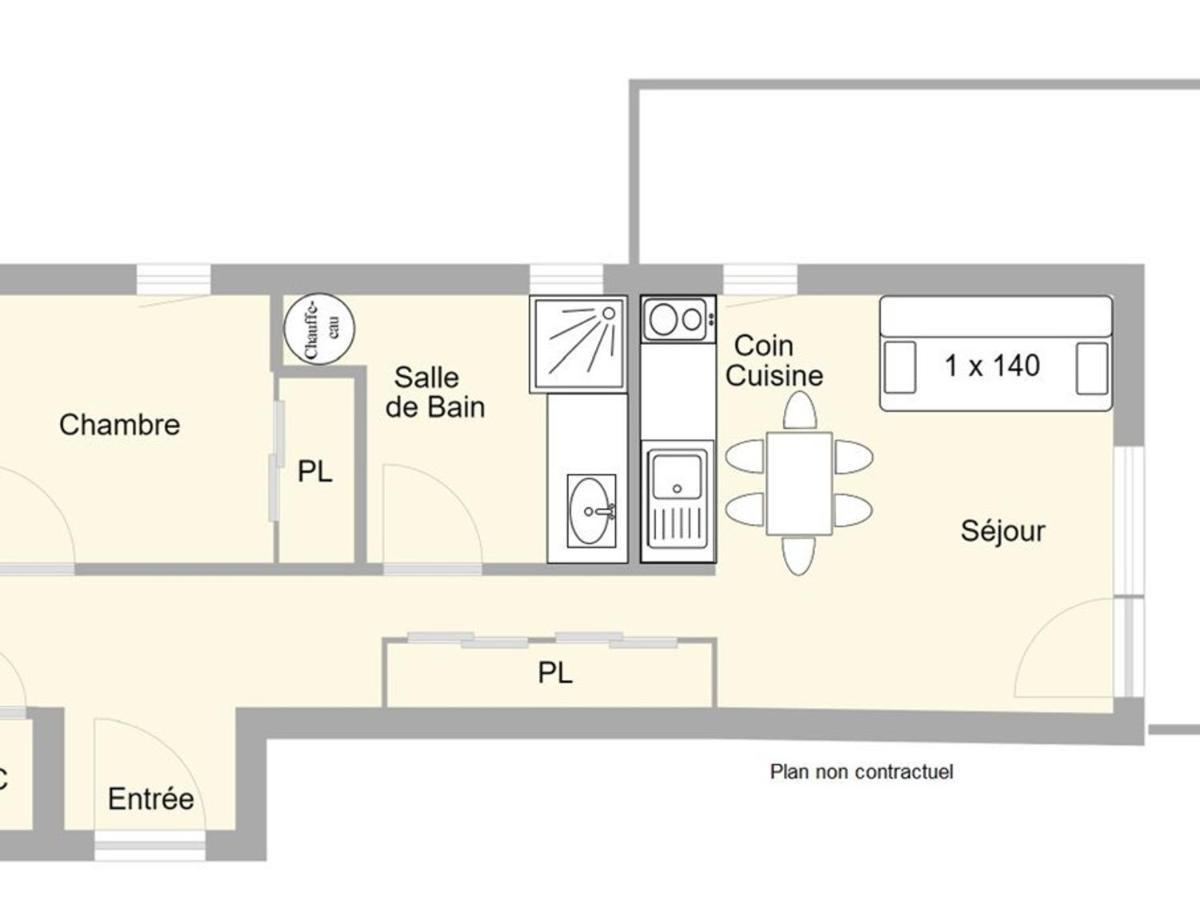 Appartement 2 Pieces Au Coeur Des Saisies - Balcon Sud, Box Inclus, 5 Pers - Fr-1-594-321 Hauteluce Eksteriør bilde
